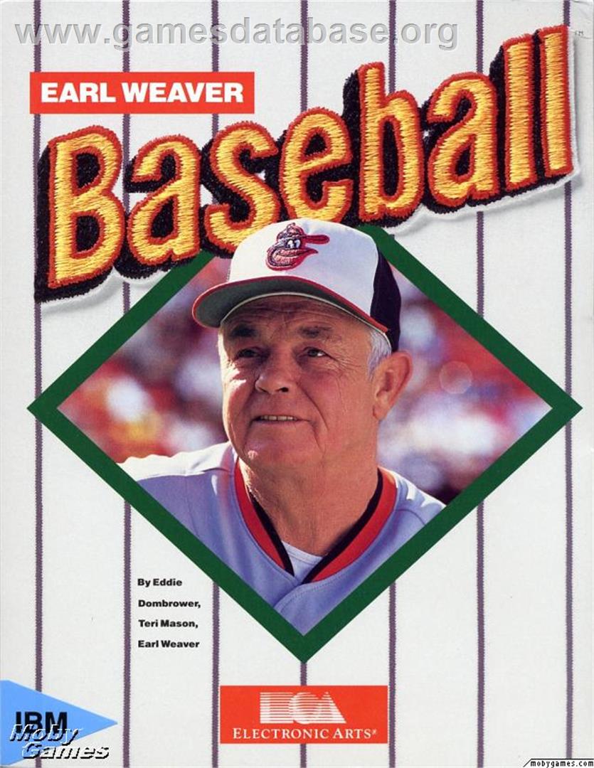Earl Weaver Baseball - Microsoft DOS - Artwork - Box