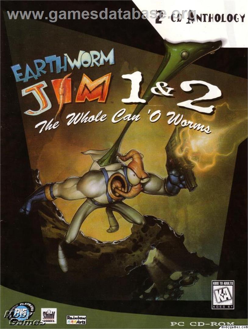 Earthworm Jim 2 - Microsoft DOS - Artwork - Box