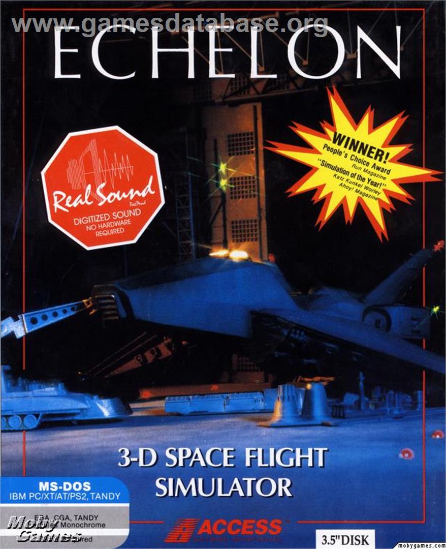 Echelon - Microsoft DOS - Artwork - Box