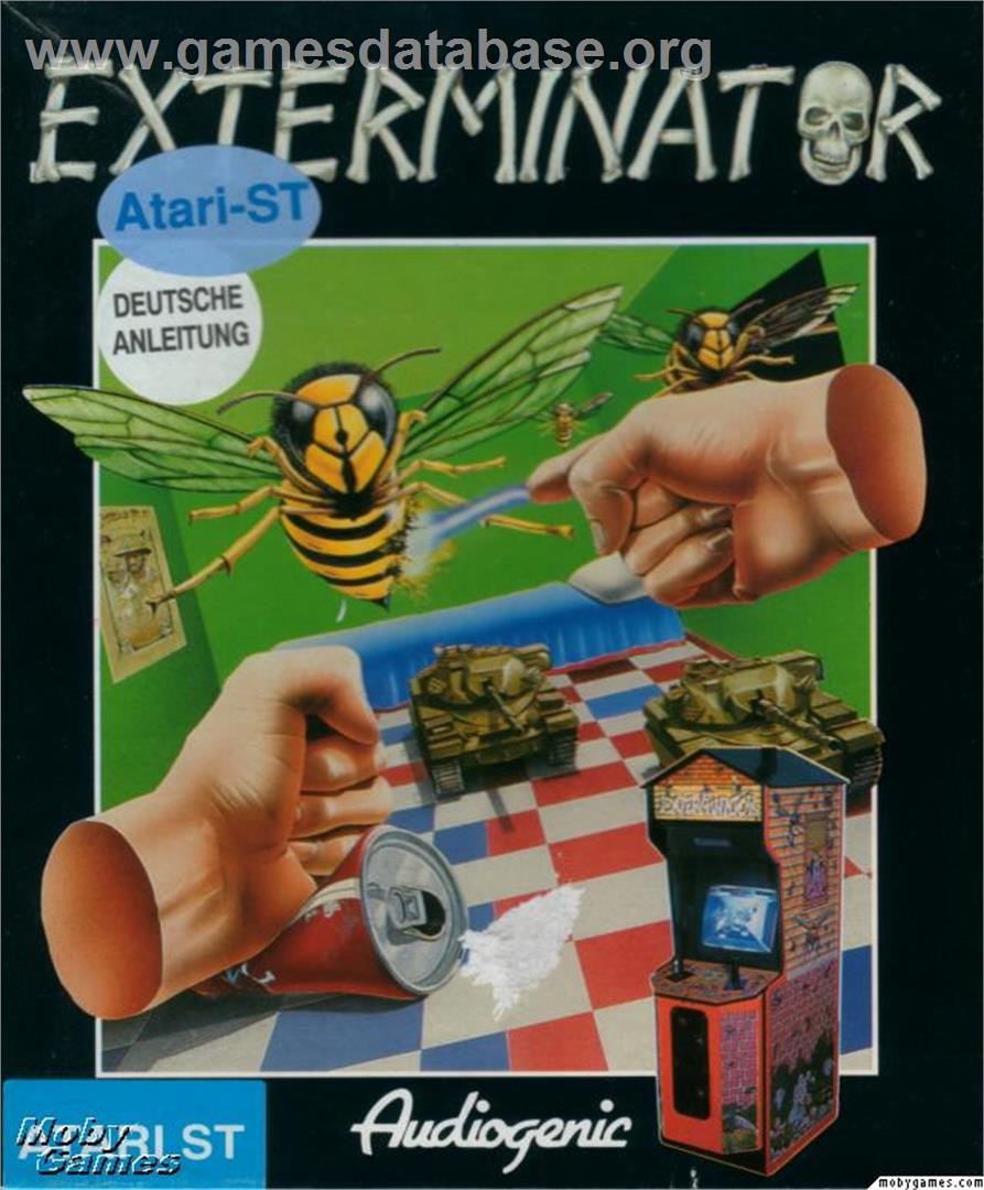 Exterminator - Microsoft DOS - Artwork - Box