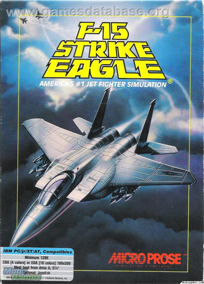 F-15 Strike Eagle - Microsoft DOS - Artwork - Box