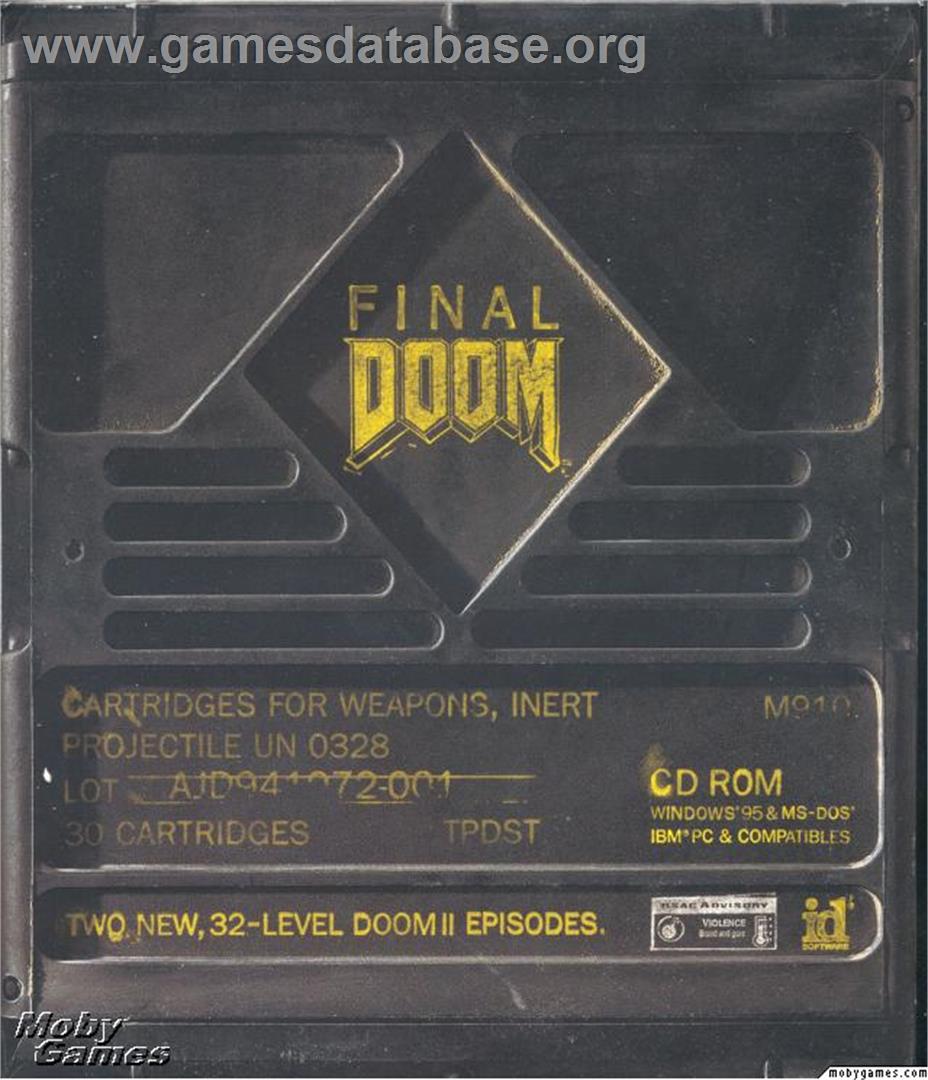 Final DOOM - Microsoft DOS - Artwork - Box