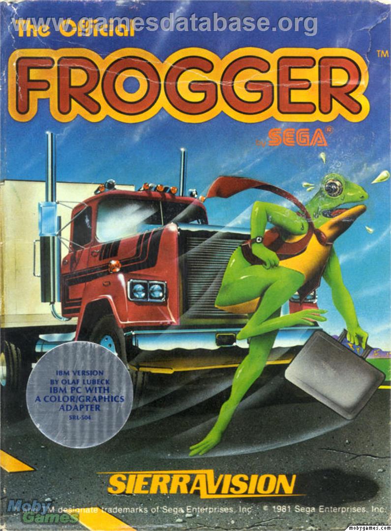 Frogger - Microsoft DOS - Artwork - Box