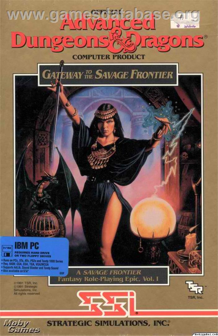 Gateway to the Savage Frontier - Microsoft DOS - Artwork - Box