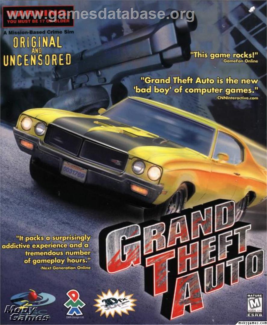 Grand Theft Auto - Microsoft DOS - Artwork - Box