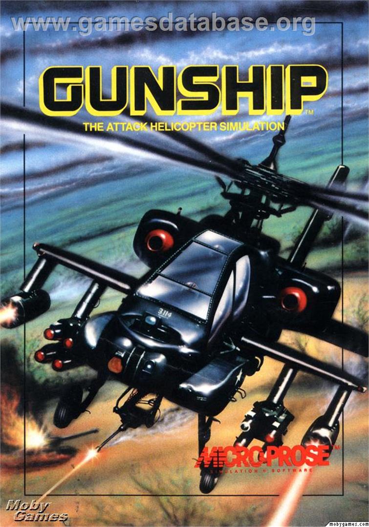 Gunship - Microsoft DOS - Artwork - Box