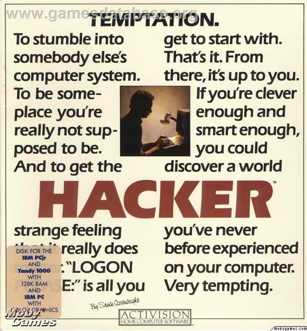Hacker - Microsoft DOS - Artwork - Box