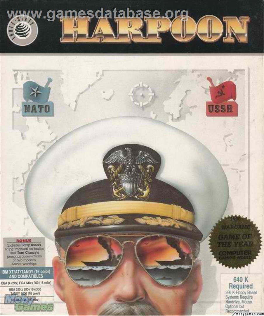 Harpoon - Microsoft DOS - Artwork - Box