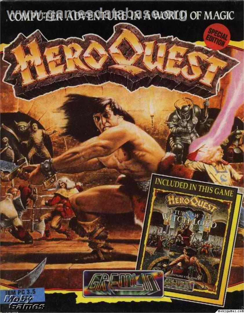 Hero Quest - Microsoft DOS - Artwork - Box
