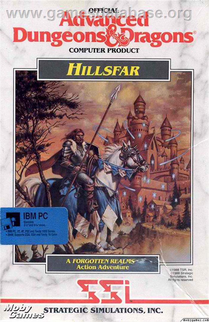 Hillsfar - Microsoft DOS - Artwork - Box
