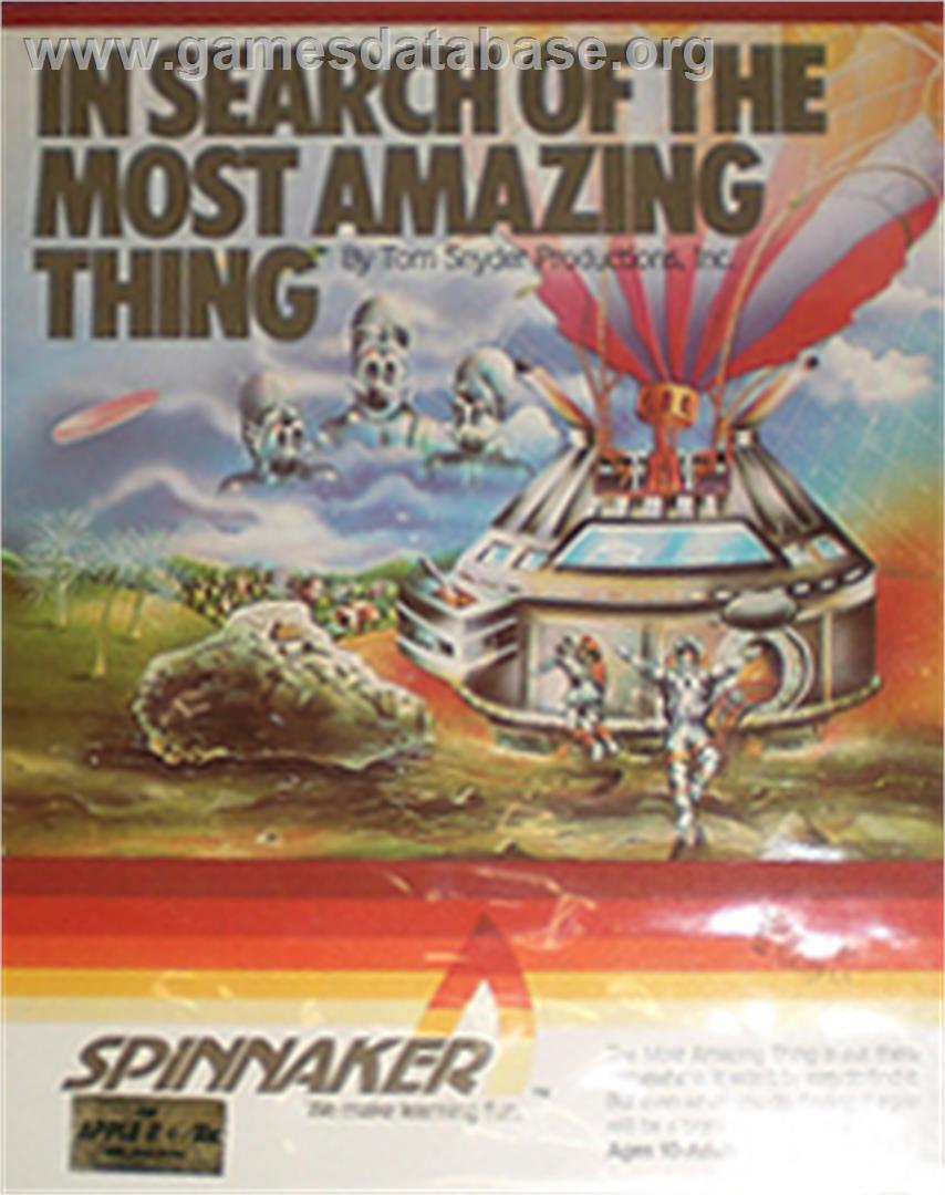 In Search of the Most Amazing Thing - Microsoft DOS - Artwork - Box