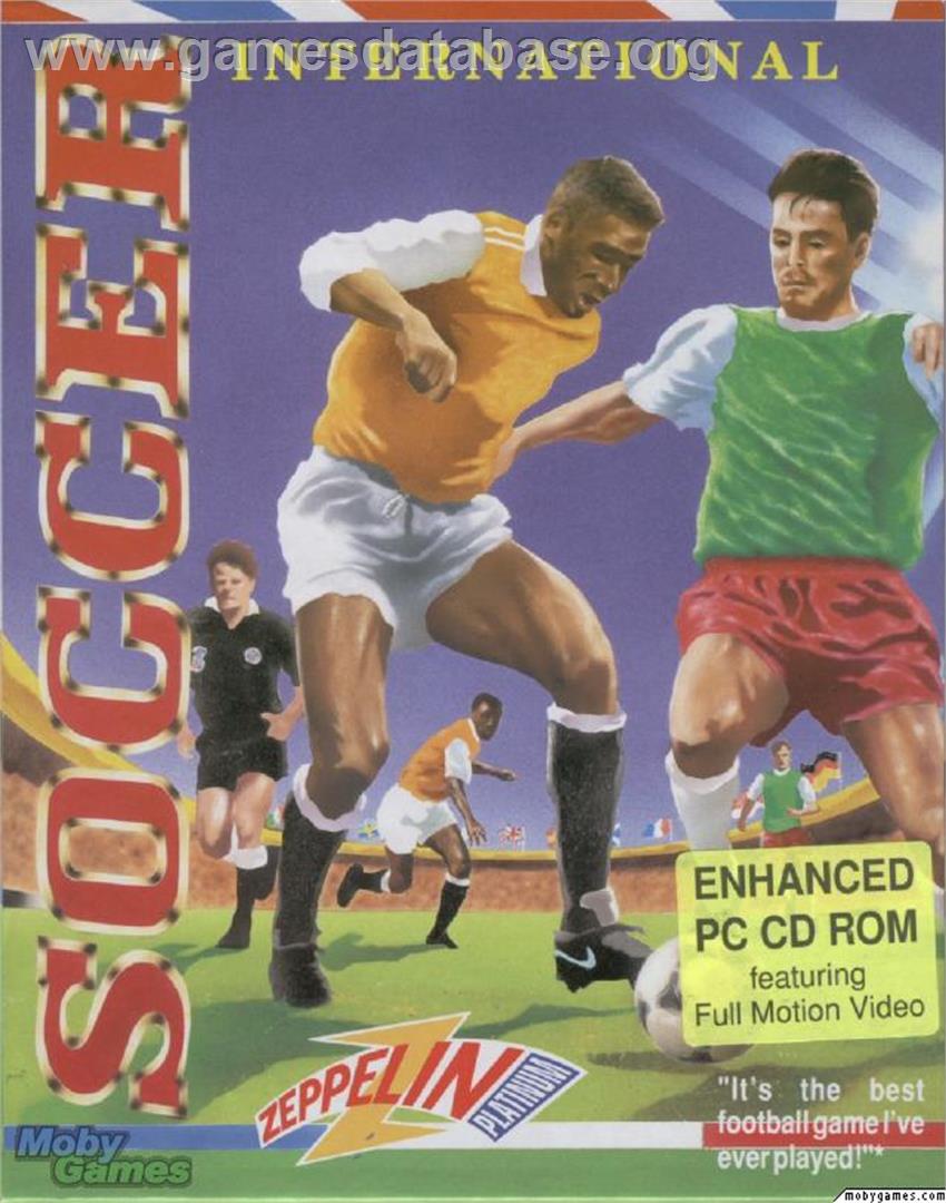 International Soccer - Microsoft DOS - Artwork - Box