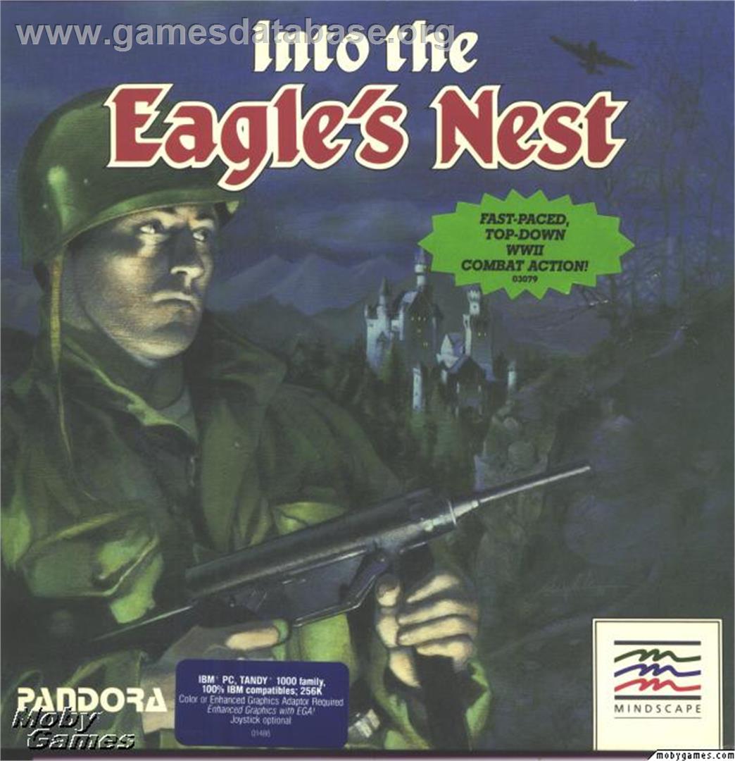 Into the Eagle's Nest - Microsoft DOS - Artwork - Box