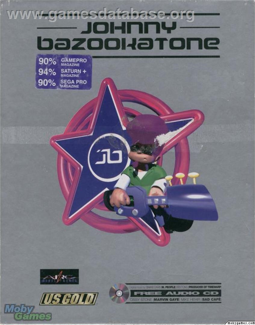 Johnny Bazookatone - Microsoft DOS - Artwork - Box