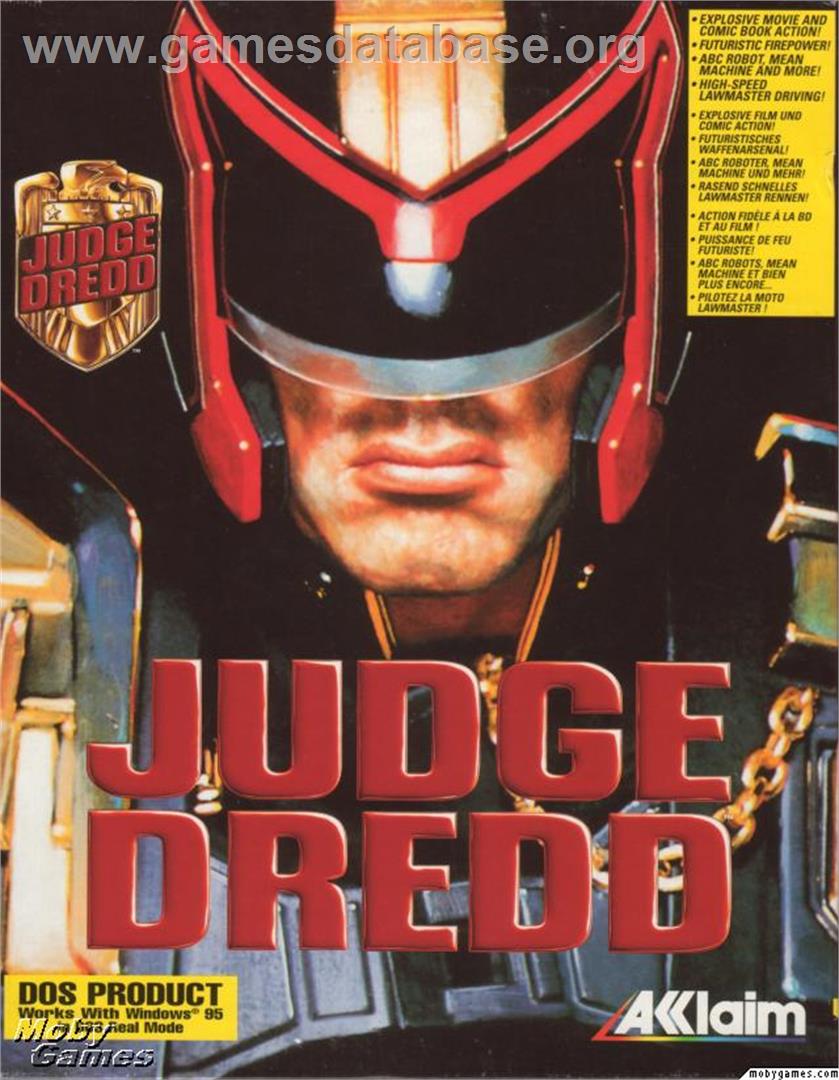 Judge Dredd - Microsoft DOS - Artwork - Box