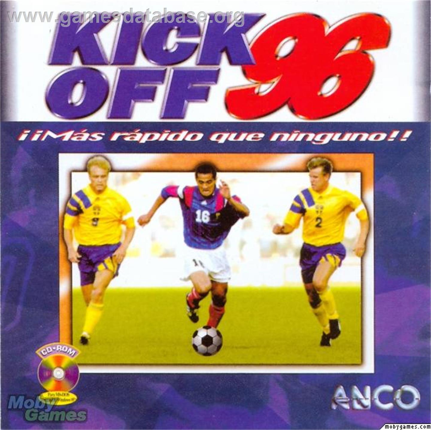 Kick Off 96 - Microsoft DOS - Artwork - Box