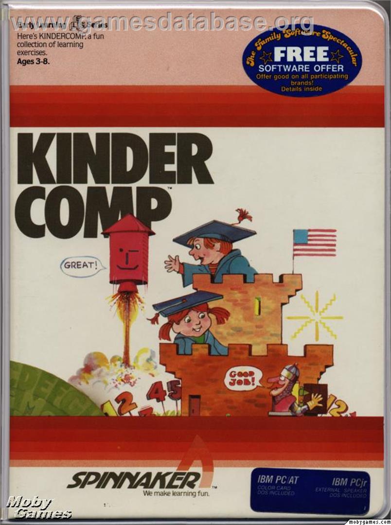 Kindercomp - Microsoft DOS - Artwork - Box