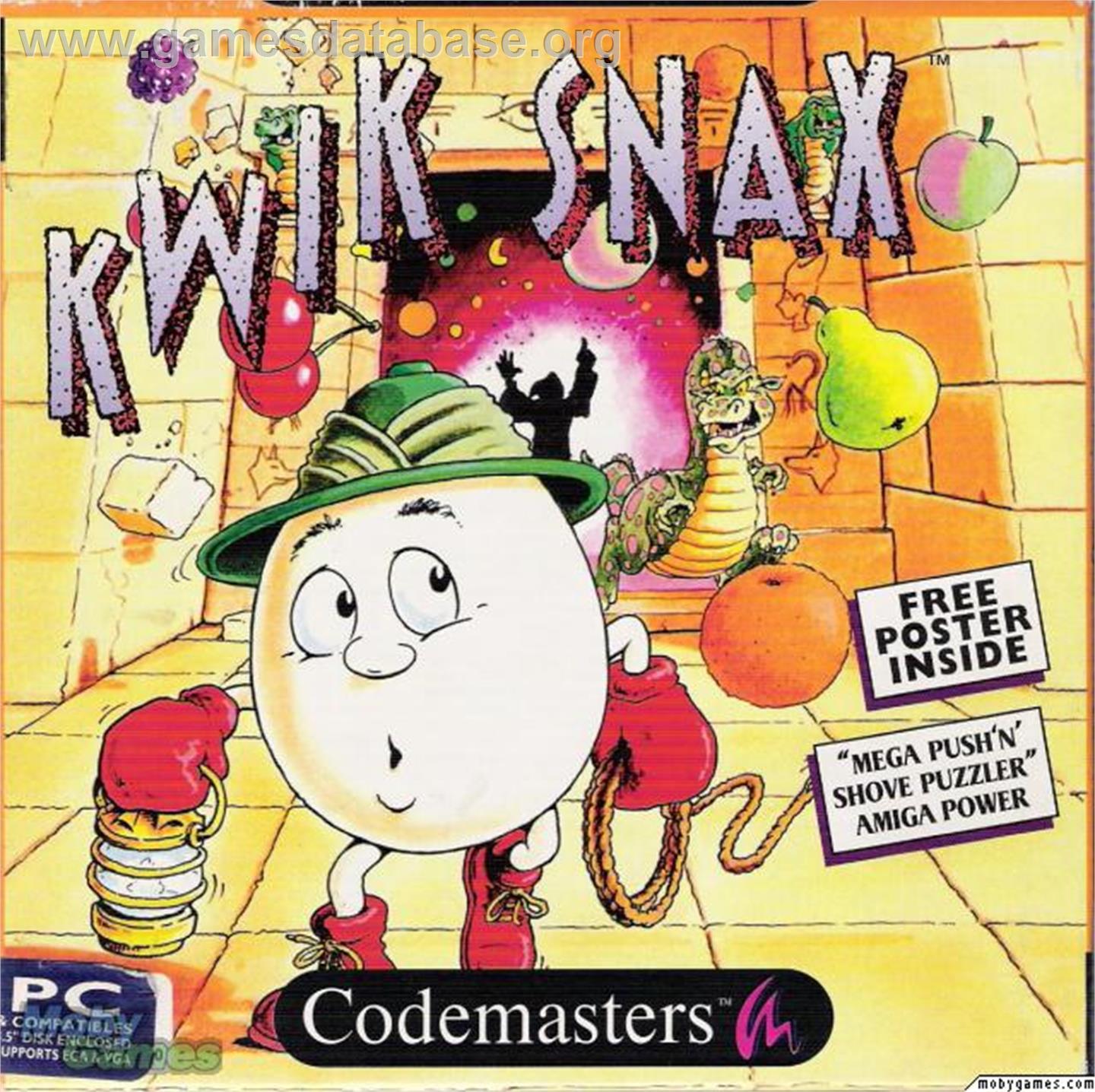 Kwik Snax - Microsoft DOS - Artwork - Box