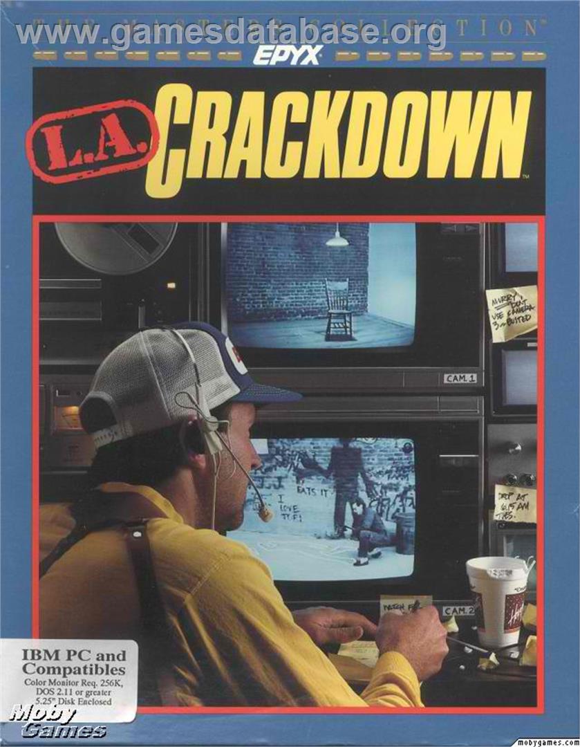 LA Crackdown - Microsoft DOS - Artwork - Box