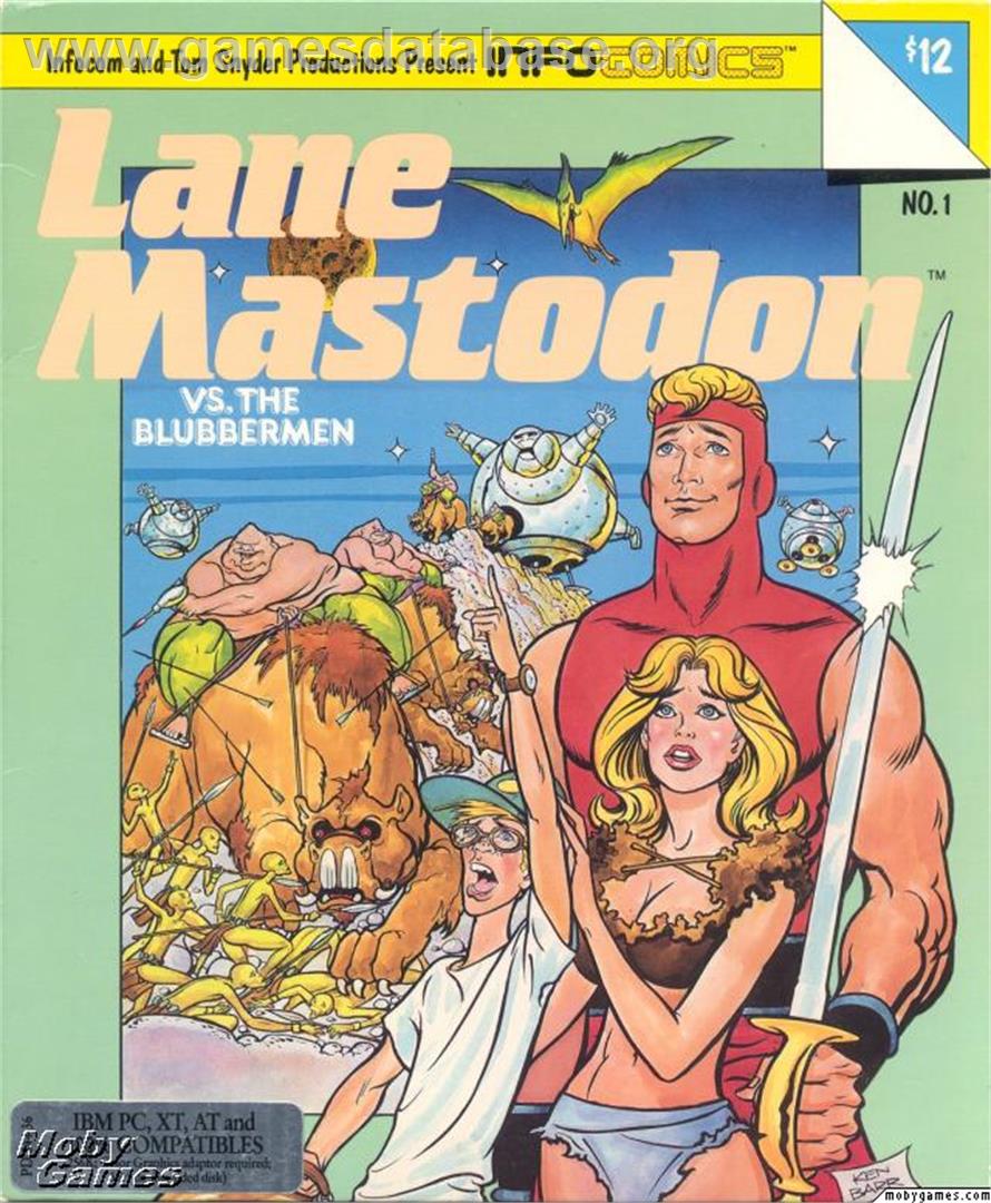 Lane Mastodon vs. the Blubbermen - Microsoft DOS - Artwork - Box