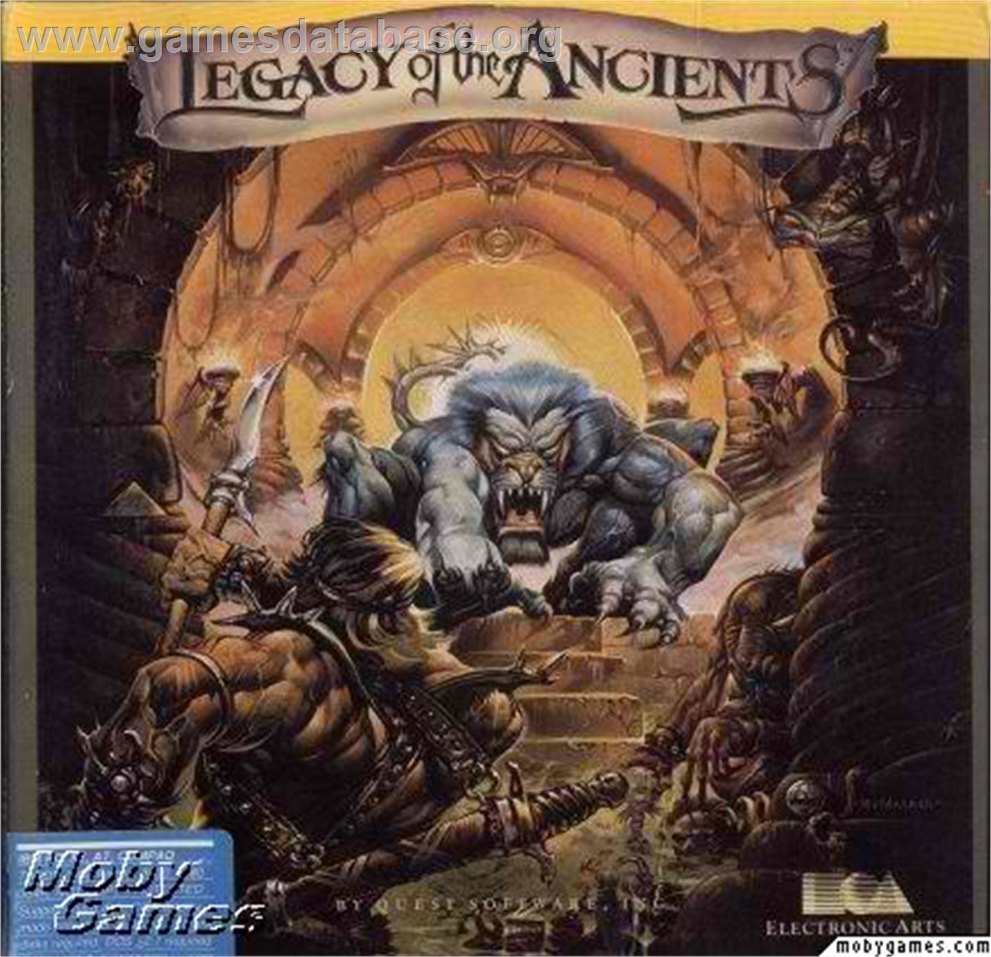 Legacy of the Ancients - Microsoft DOS - Artwork - Box