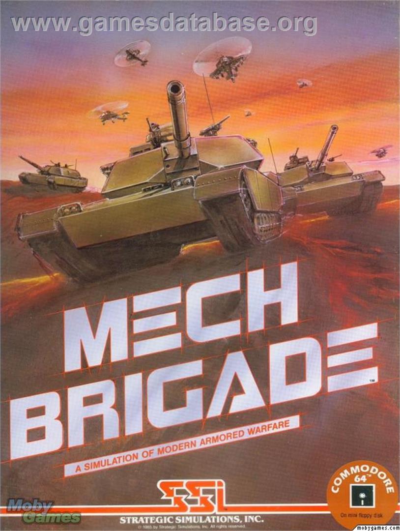 Mech Brigade - Microsoft DOS - Artwork - Box
