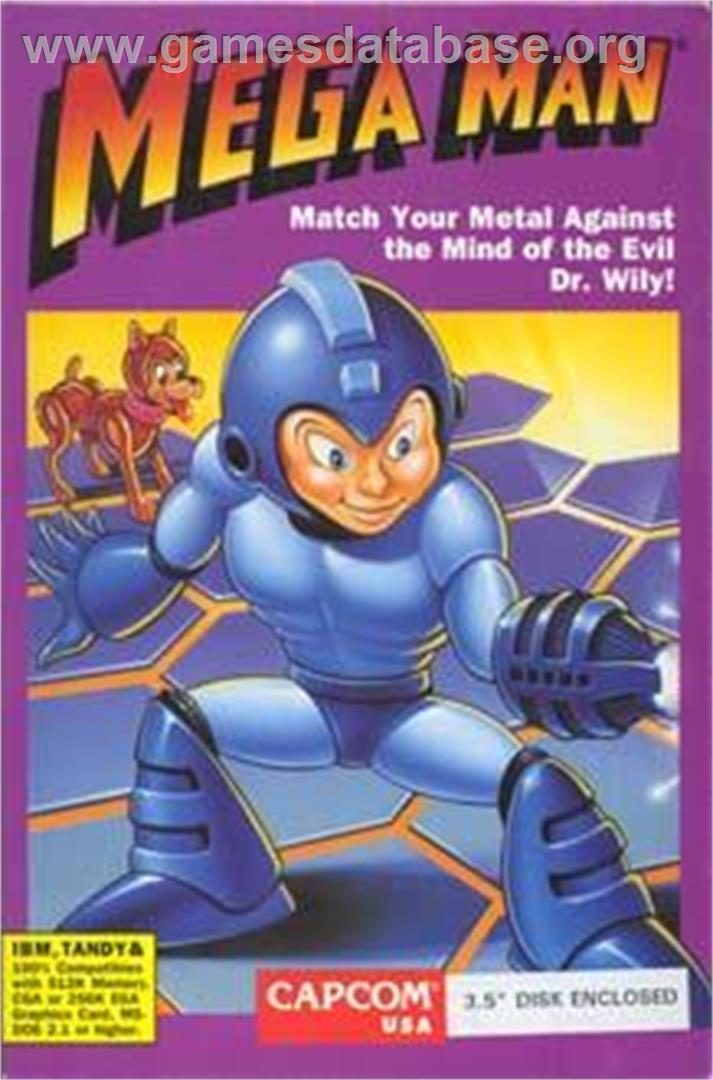 Mega Man - Microsoft DOS - Artwork - Box