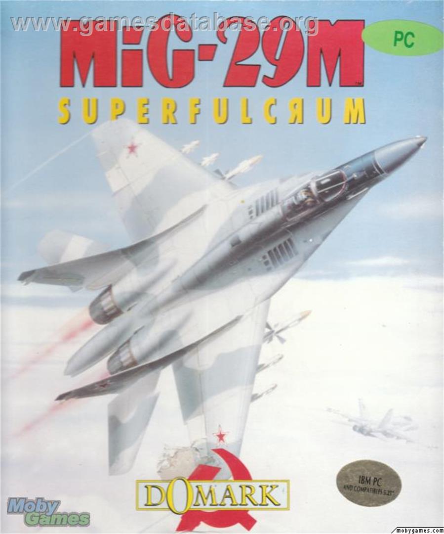 MiG-29M Super Fulcrum - Microsoft DOS - Artwork - Box