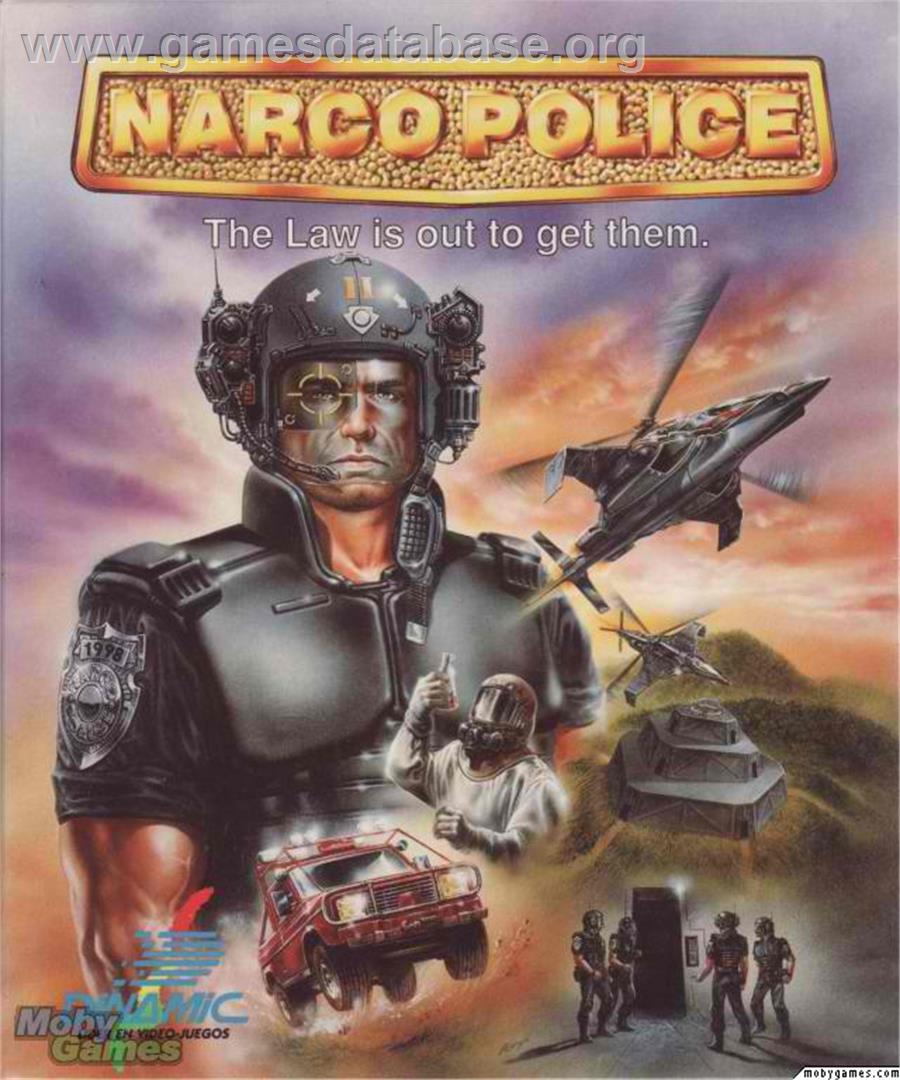 Narco Police - Microsoft DOS - Artwork - Box