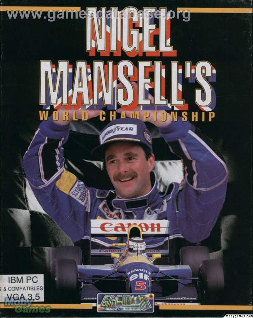 Nigel Mansell's World Championship - Microsoft DOS - Artwork - Box