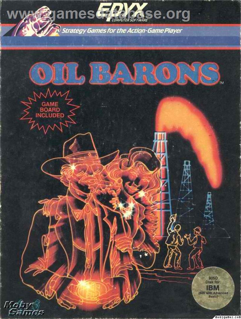 Oil Barons - Microsoft DOS - Artwork - Box