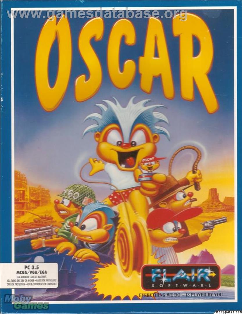 Oscar - Microsoft DOS - Artwork - Box