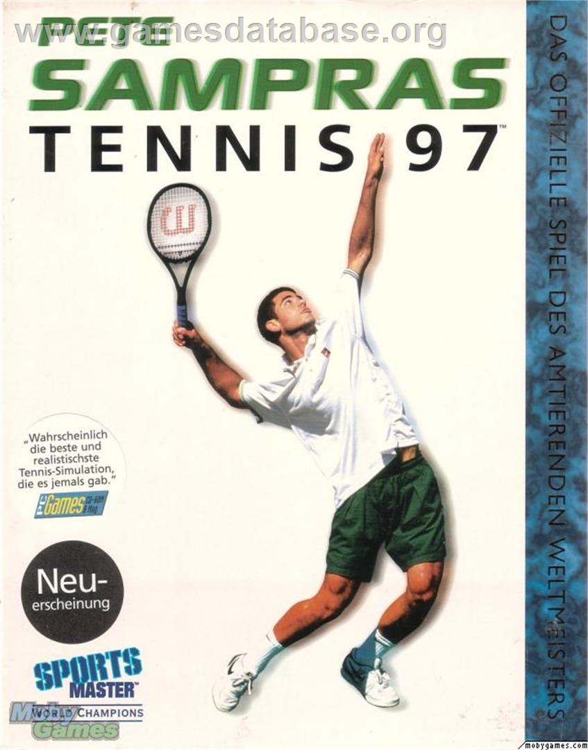 Pete Sampras Tennis 97 - Microsoft DOS - Artwork - Box