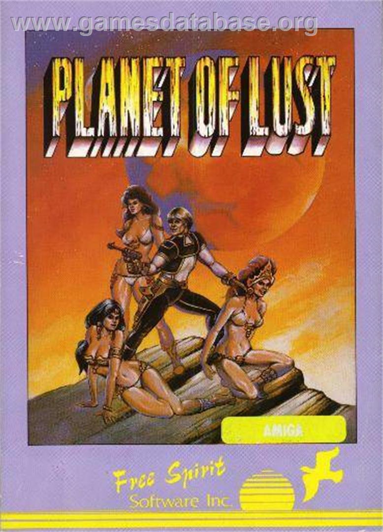 Planet of Lust - Microsoft DOS - Artwork - Box