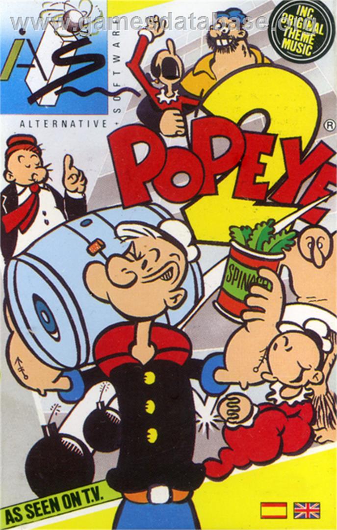 Popeye 2 - Microsoft DOS - Artwork - Box