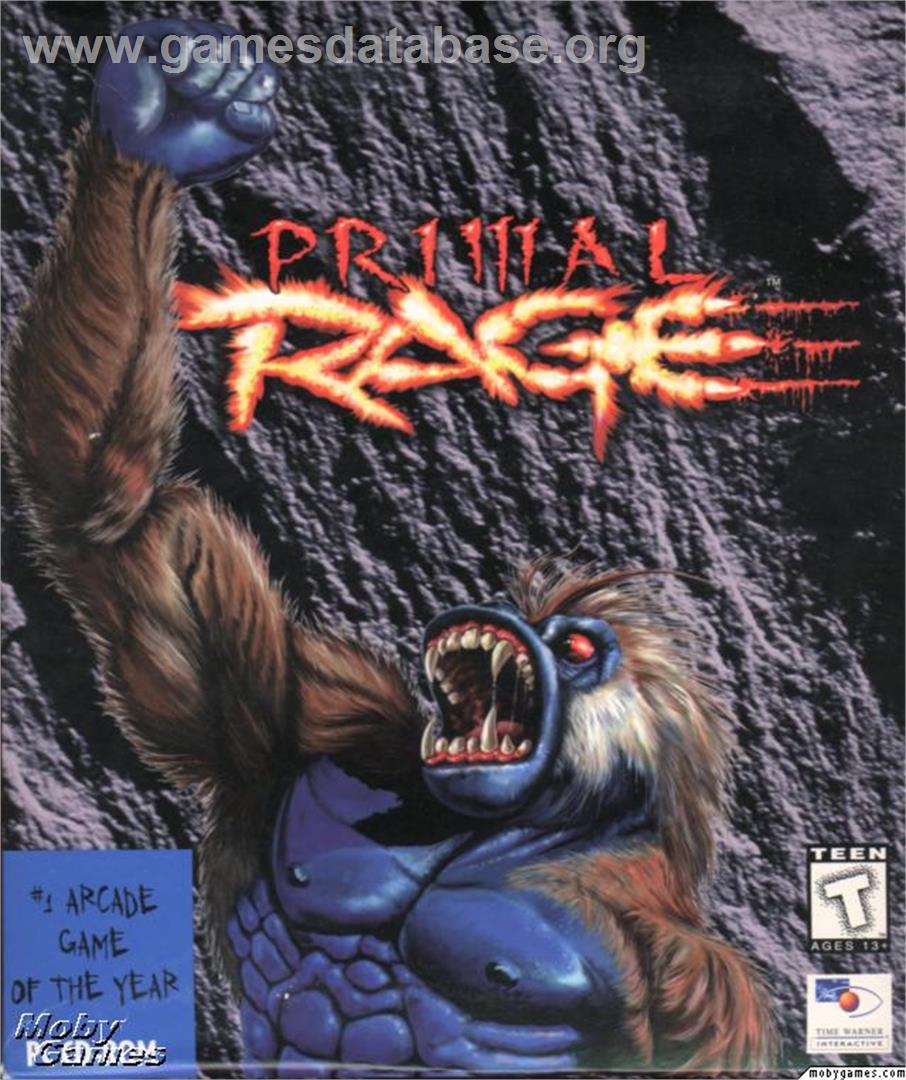 Primal Rage - Microsoft DOS - Artwork - Box