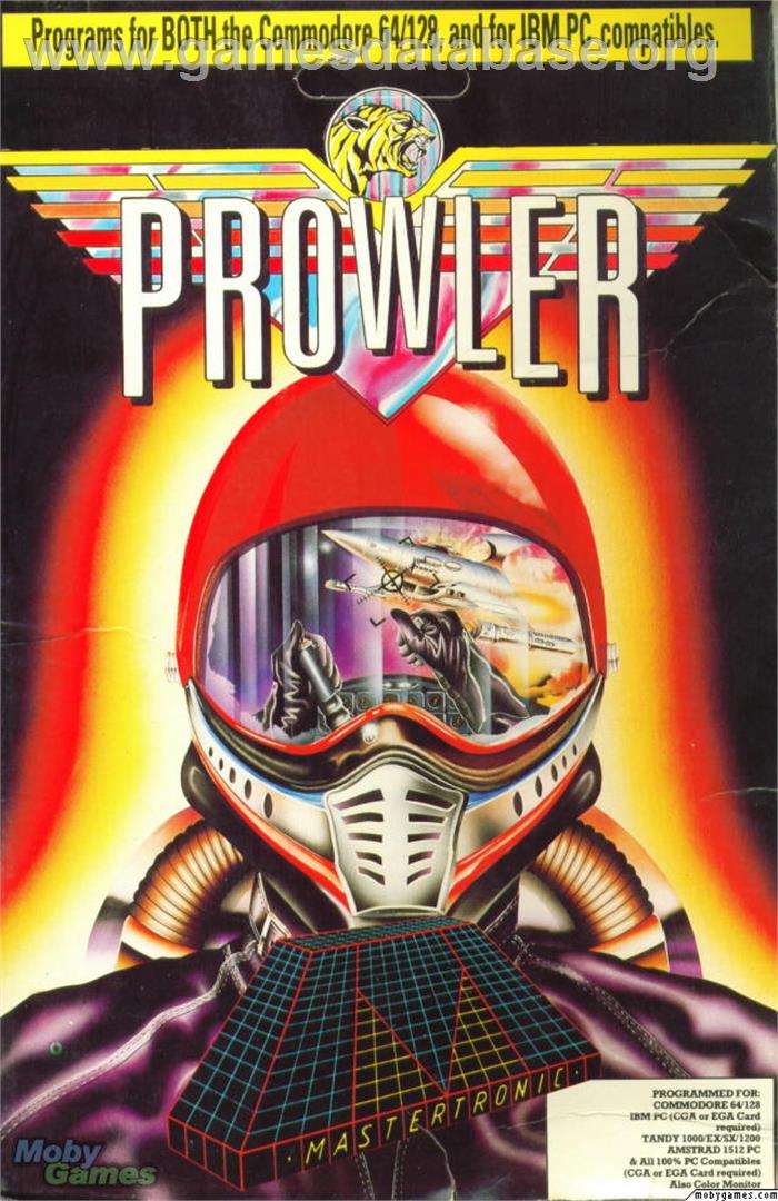 Prowler - Microsoft DOS - Artwork - Box