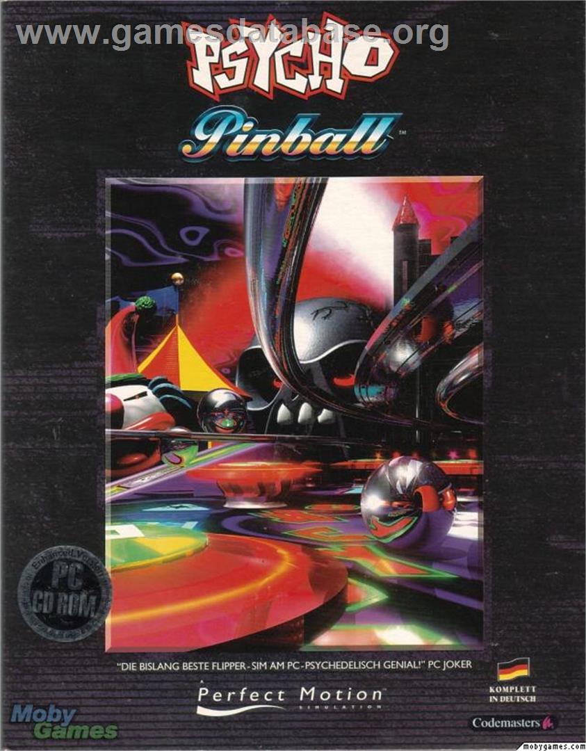 Psycho Pinball - Microsoft DOS - Artwork - Box