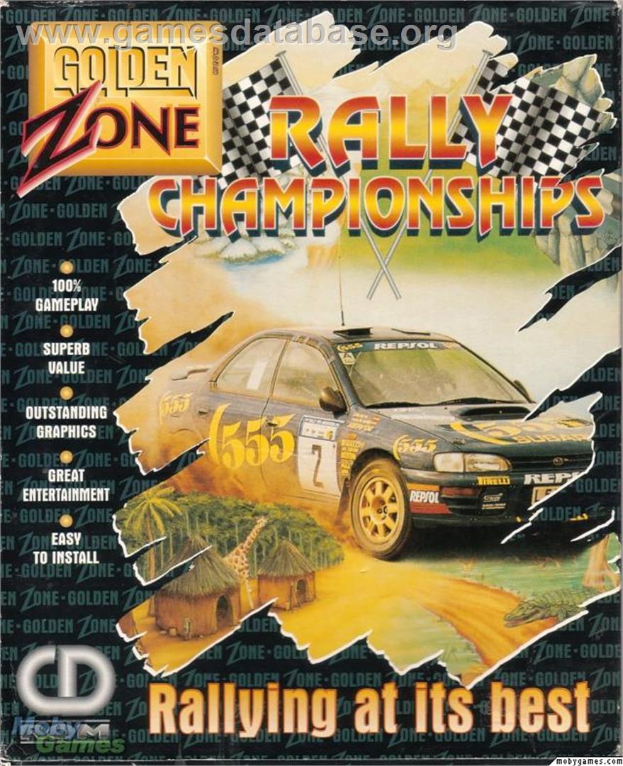 Rally Championships - Microsoft DOS - Artwork - Box