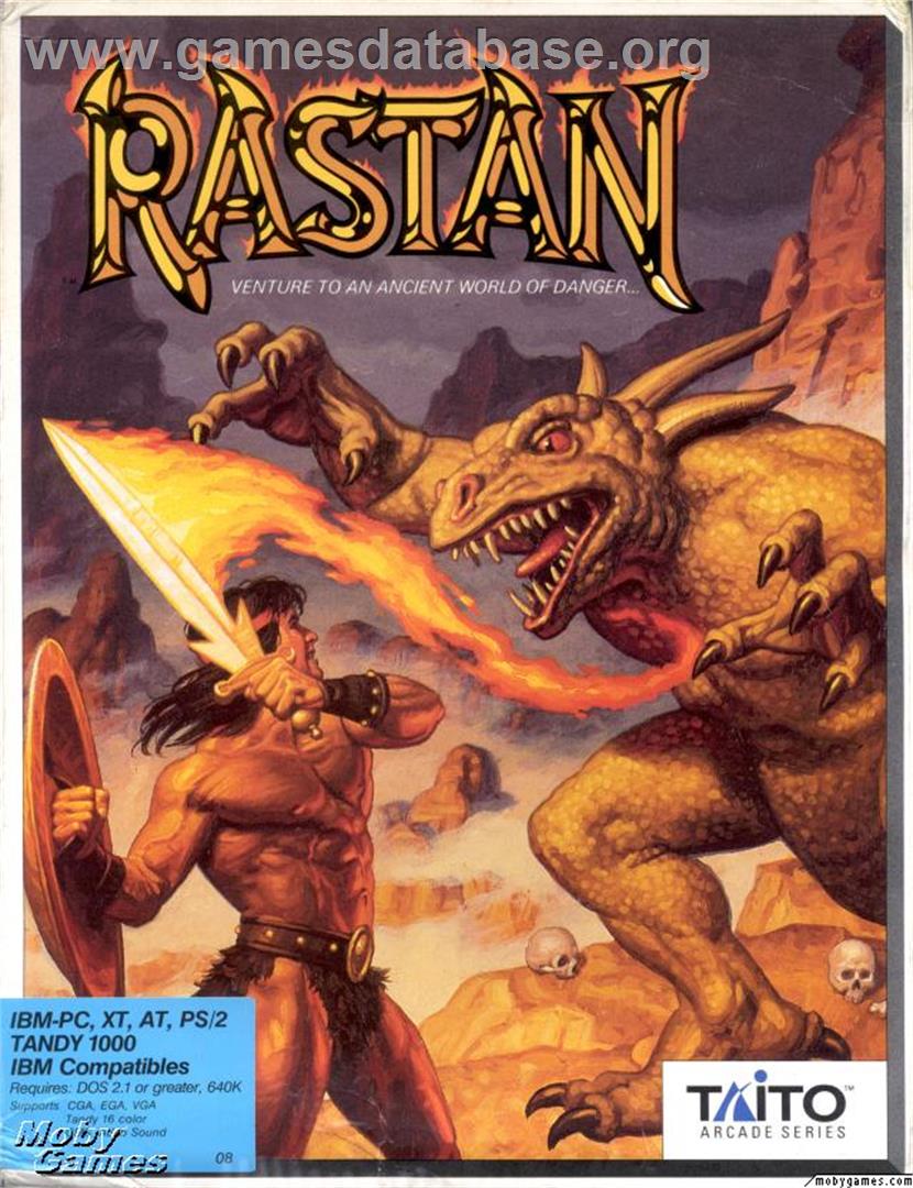 Rastan - Microsoft DOS - Artwork - Box
