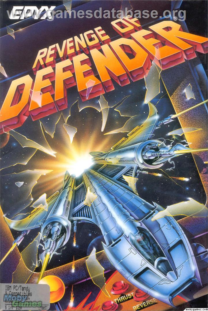 Revenge of Defender - Microsoft DOS - Artwork - Box