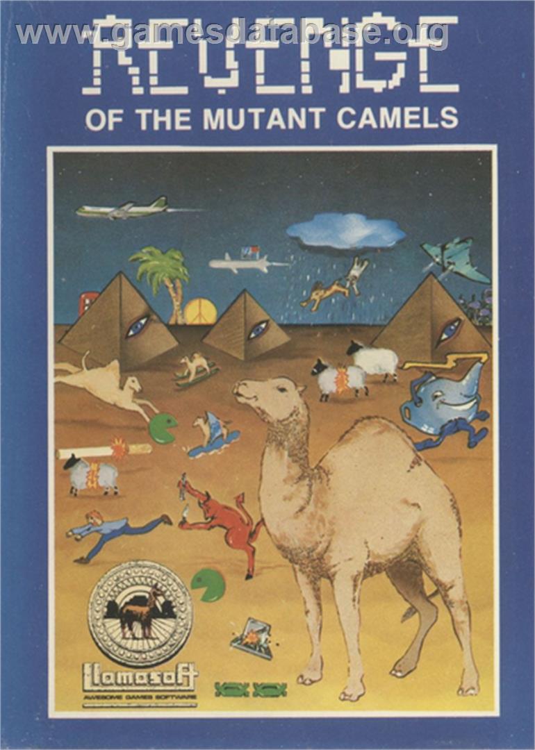 Revenge of the Mutant Camels - Microsoft DOS - Artwork - Box