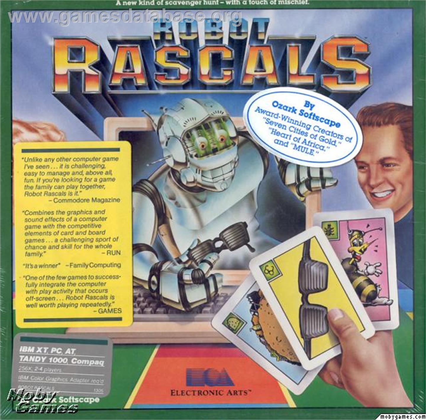 Robot Rascals - Microsoft DOS - Artwork - Box