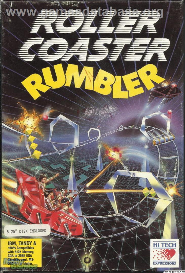 Roller Coaster Rumbler - Microsoft DOS - Artwork - Box