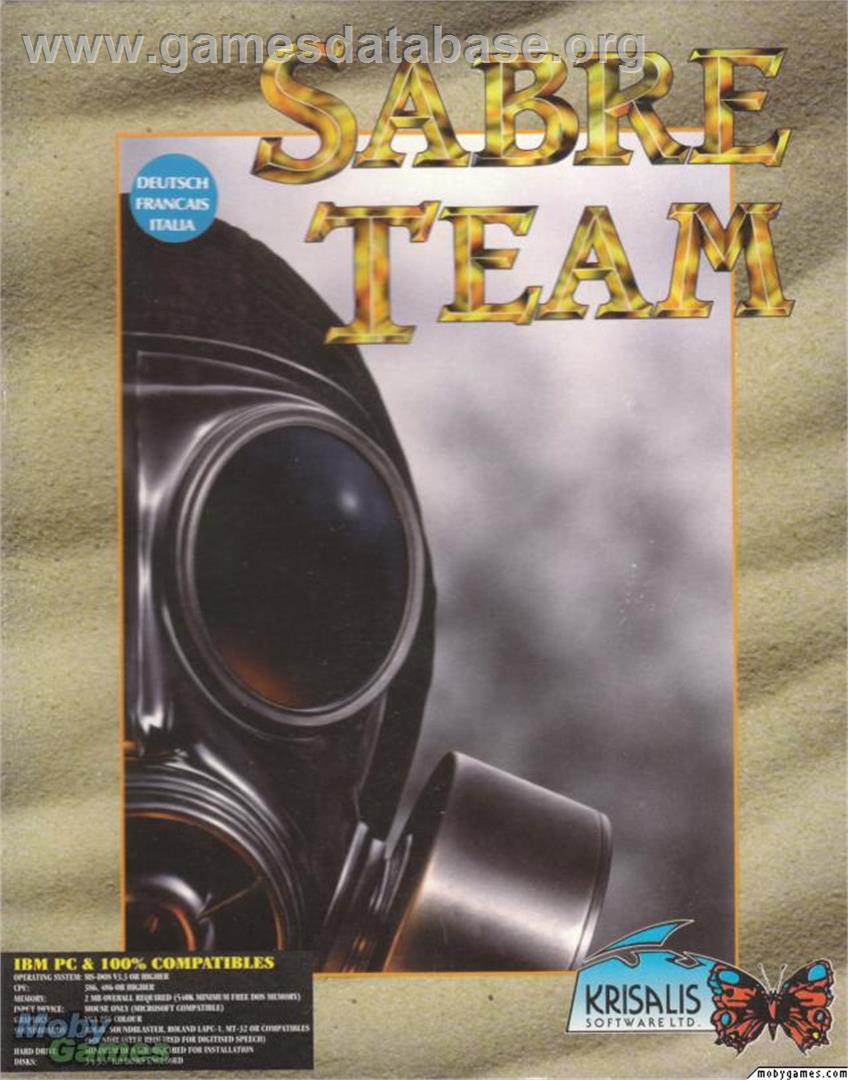 Sabre Team - Microsoft DOS - Artwork - Box