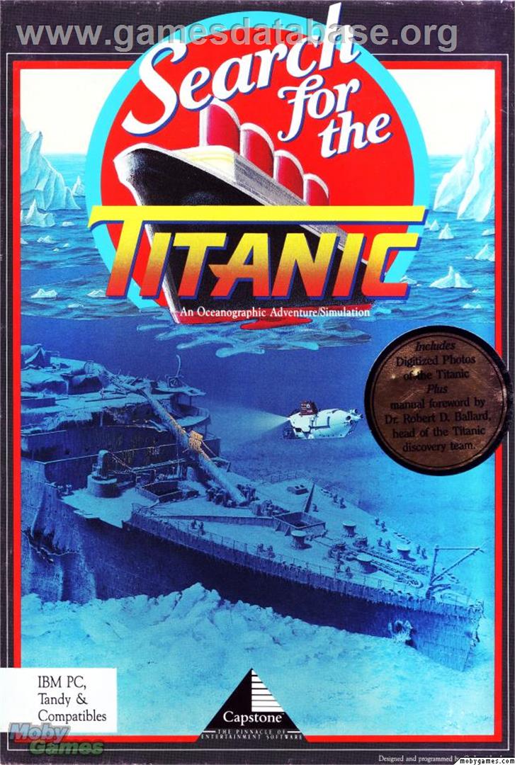Search for the Titanic - Microsoft DOS - Artwork - Box