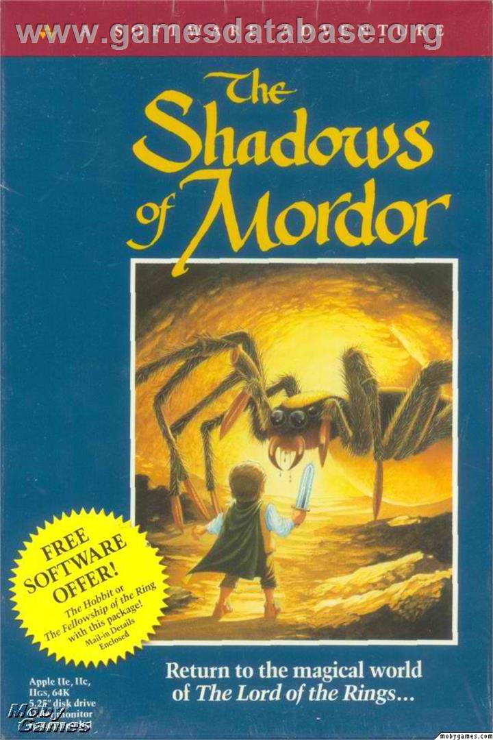 Shadows of Mordor - Microsoft DOS - Artwork - Box