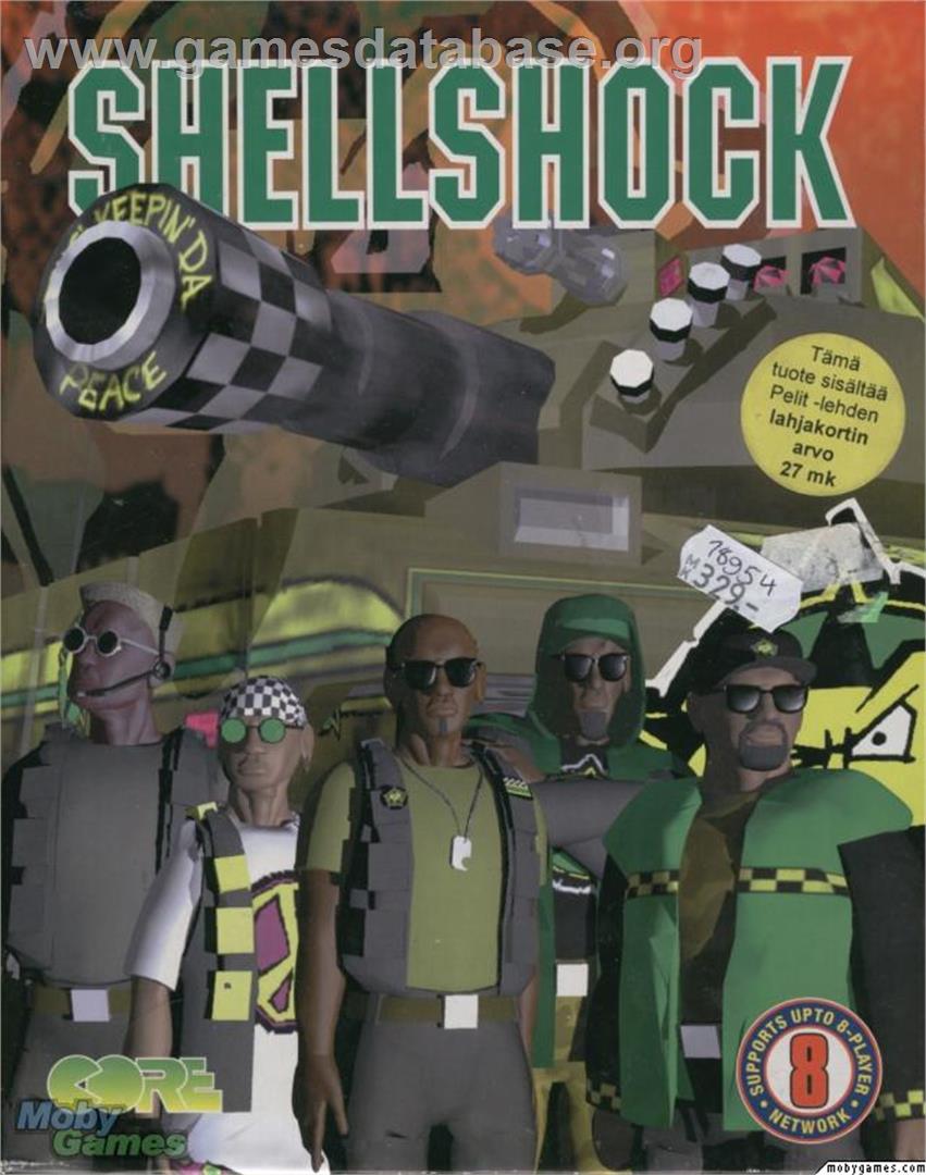 Shellshock - Microsoft DOS - Artwork - Box