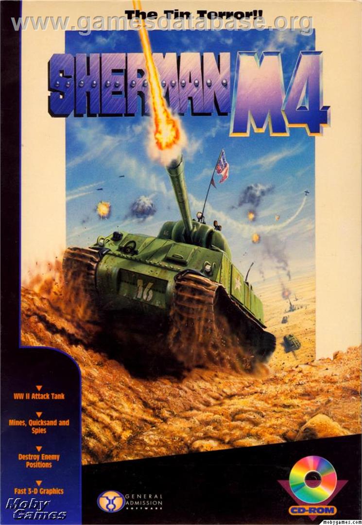 Sherman M4 - Microsoft DOS - Artwork - Box