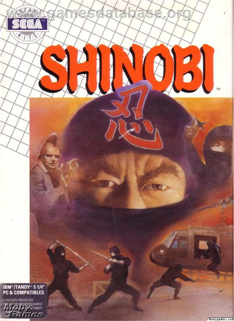 Shinobi - Microsoft DOS - Artwork - Box